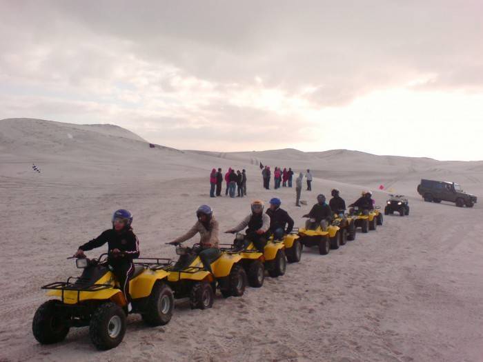 ATV tour in Melksbosstrand or the Atlantis Dunes.